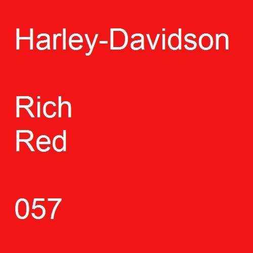 Harley-Davidson, Rich Red, 057.